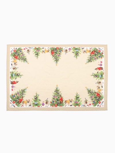 Скатерть новогодняя «Этель» Noble Christmas, 150×180±2 см с ГМВО, 100% хлопок, саржа 190 г/м²