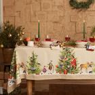 Набор столовый Этель "Noble Christmas" скатерть 150х180 +/-2см с ГМВО, салфетки 40х40см-8шт - фото 9377227