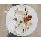 Скатерть новогодняя «Этель» Forest animals, d=150 см ±3 см с ГМВО, 100% хлопок, саржа 190 г/м² - Фото 8