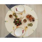 Скатерть новогодняя «Этель» Noble Christmas, d=150 см ±3 см с ГМВО, 100% хлопок, саржа 190 г/м² - Фото 7