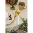Скатерть новогодняя «Этель» Noble Christmas, d=150 см ±3 см с ГМВО, 100% хлопок, саржа 190 г/м² - Фото 8