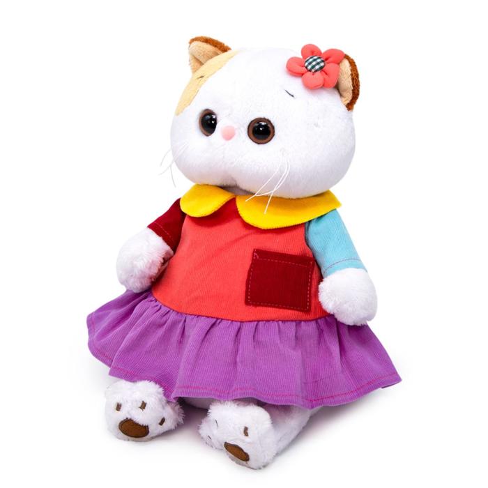 Мягкая игрушка «Кошечка Ли-Ли», в ярком платье, 27 см - фото 1907290035