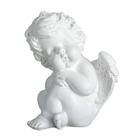 Фигурка гипс «Ангел в грусти», 13×18×12 см - фото 59989665