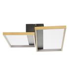 Люстра 2205/2 LED 44Вт 6000К черно-золотой 45х45х7 см BayerLux - фото 24335459