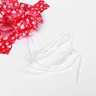 Подарочный бант - шар №5 «Сердца», красный, для упаковки подарков, МИКС - Фото 7