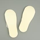 Одноразовые тапочки, Стандарт Лайт, молочные / белые, с закрытым мысом, 42 р. - Фото 5