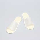 Одноразовые тапочки, Стандарт, бело-бежевые, 42р. - Фото 6