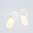 Одноразовые тапочки, Стандарт, бело-бежевые, 42р. - Фото 7