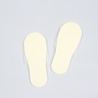 Одноразовые тапочки, Стандарт, бело-бежевые, 42р. - Фото 9