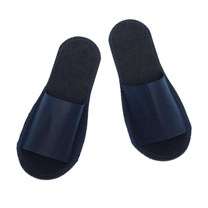 Одноразовые тапочки, Стандарт, синие, 42 р. - Фото 1