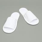 Тапочки одноразовые Махровые-Эконом белые - Фото 1