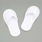 Тапочки одноразовые Махровые-Эконом белые - Фото 2