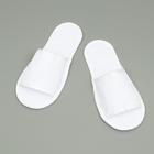Тапочки одноразовые Махровые-Эконом белые - Фото 3