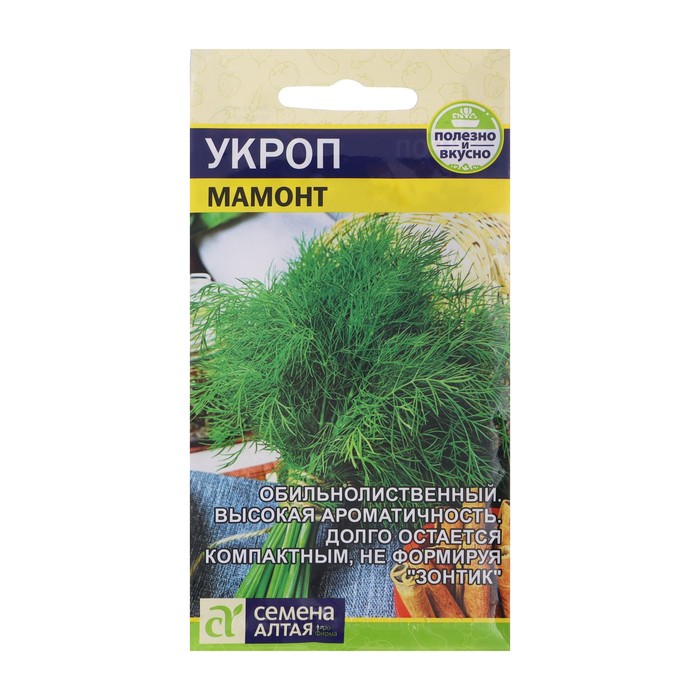 Семена Укроп "Мамонт", Сем. Алт, ц/п, 2 г - Фото 1