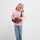 Сумка детская поясная Лисёнок на молнии, наружный карман, цвет чёрный/коричневый - Фото 6