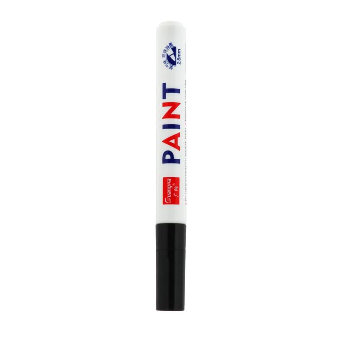 Маркер - карандаш, краска для шин водонепроницаемая на масляной основе, черный - фото 1885220309