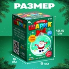 Набор для опытов «Новогодний шарик: Дед Мороз», диаметр 7 см - Фото 3