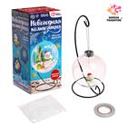 Новогодний подарок «Снеговик. Композиция в шаре», на подставке - Фото 2