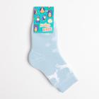 Носки детские махровые, цвет голубой, размер 10 - Фото 4