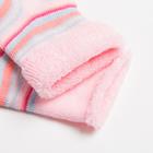 Носки детские махровые, цвет розовый, размер 6 - Фото 3