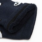Носки женские махровые «Панда», цвет тёмно-синий, размер 23-25 - Фото 4