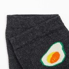 Носки женские махровые «Авокадо», цвет серый, размер 23-25 - Фото 3