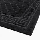 Коврик влаговпитывающий «Чешуйки», 60×90 см, цвет чёрный - фото 24725154