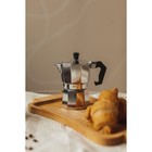 Кофеварка гейзерная Доляна Alum, на 3 чашки, 150 мл - фото 9140598