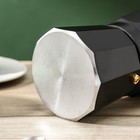 Кофеварка гейзерная Доляна Alum black, на 6 чашек, 300 мл, цвет чёрный - Фото 5