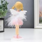 Фигурка полистоун «Ангел-малышка с хвостиками, с сердечком», пух, 16×5.5×7.5 см - Фото 4