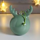 Фигурка керамика «Лосик- шар», зелёный, 10?7.5?7.7 см (комплект 4 шт) - фото 21353452