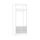 Шкаф для одежды «Уна 13.327», 838×497×2053 мм, цвет белый - Фото 2