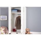 Шкаф для одежды «Уна 13.327», 838×497×2053 мм, цвет белый - Фото 3