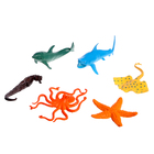 Набор морских животных «Подводное братство», 6 штук, МИКС - фото 9113888