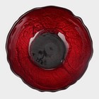 Салатник «Флора», 350 мл, d=14 см, стекло, красный - Фото 6