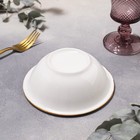 Миска фарфоровая Balance, 300 мл, d=15 см, цвет чёрный - фото 25318062