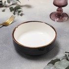 Миска BY BONE Balance, 450 мл, d=14 см, фарфор, чёрная - Фото 1