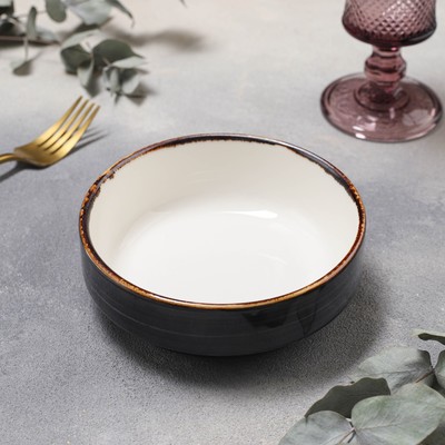 Миска BY BONE Balance, 450 мл, d=14 см, фарфор, чёрная