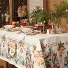 Скатерть новогодняя «Этель» Christmas bells, 150×180±2 см с ГМВО, 100% хлопок, саржа 190 г/м² - Фото 2