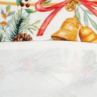Скатерть новогодняя «Этель» Christmas bells, 150×180±2 см с ГМВО, 100% хлопок, саржа 190 г/м² - Фото 4