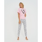 Пижама женская KAFTAN "Heart" р. 44-46 - Фото 3