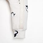 Комбинезон Крошка Я "Пингвин", рост 62-68 см, серый - фото 22857224