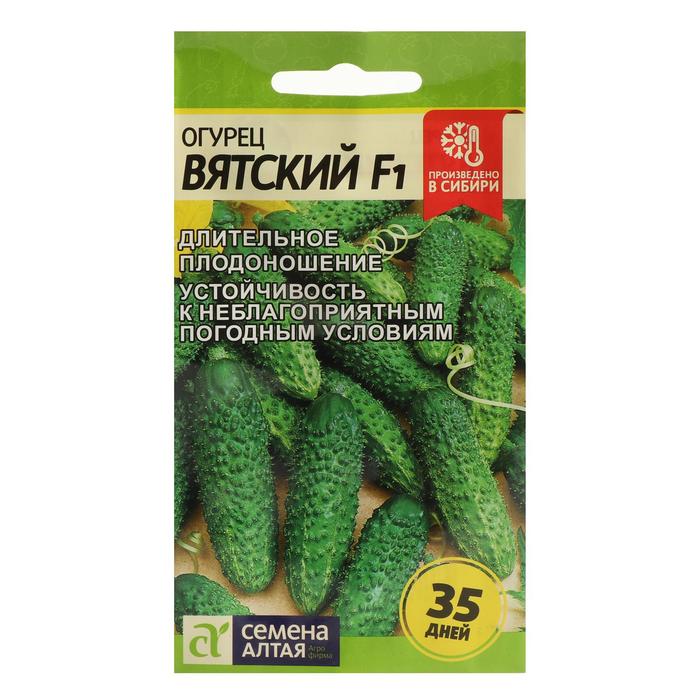 Семена огурца "Вятский", F1, 6 шт. - Фото 1