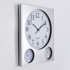 Часы настенные "Верность", d-32.5 см, термометр, гигрометр, дискретный ход - фото 6466161