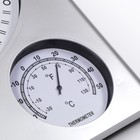 Часы настенные "Верность", d-32.5 см, термометр, гигрометр, дискретный ход - фото 6466163