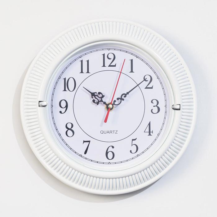 Часы настенные "Шейн", d-26 см, дискретный ход - Фото 1