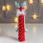 Фигурка керамика «Высокий лось», красный с бирюзовыми рогами, 22.3×5×6.3 см - Фото 3