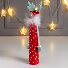 Фигурка керамика «Высокий лось», красный с бирюзовыми рогами, 22.3×5×6.3 см - Фото 4