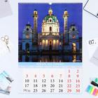 Календарь перекидной на ригеле "Уголки Европы" 2022 год, 42х60 см - Фото 2