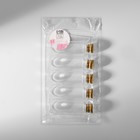 Баночки для хранения бисера, с пробкой, d=2.2×6 см, 5 шт. - Фото 5